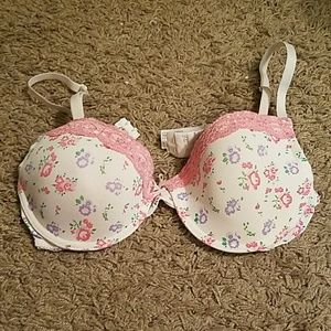 Floral Forever 21 Bra